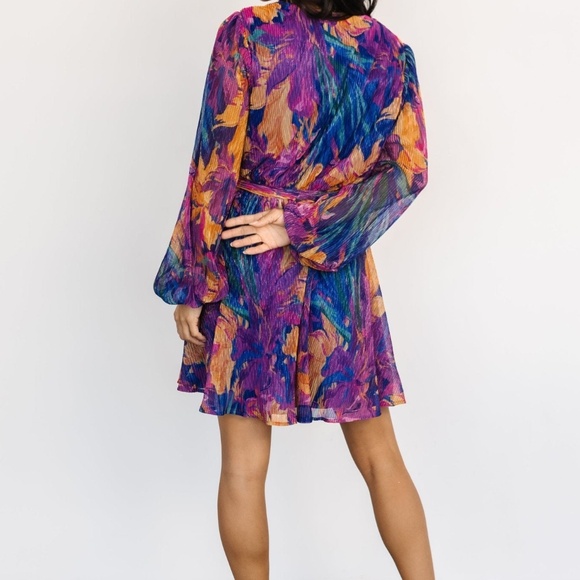 Baltic Born Rev Mini Dress | Blue Multi Size XLXL - Picture 4 of 5